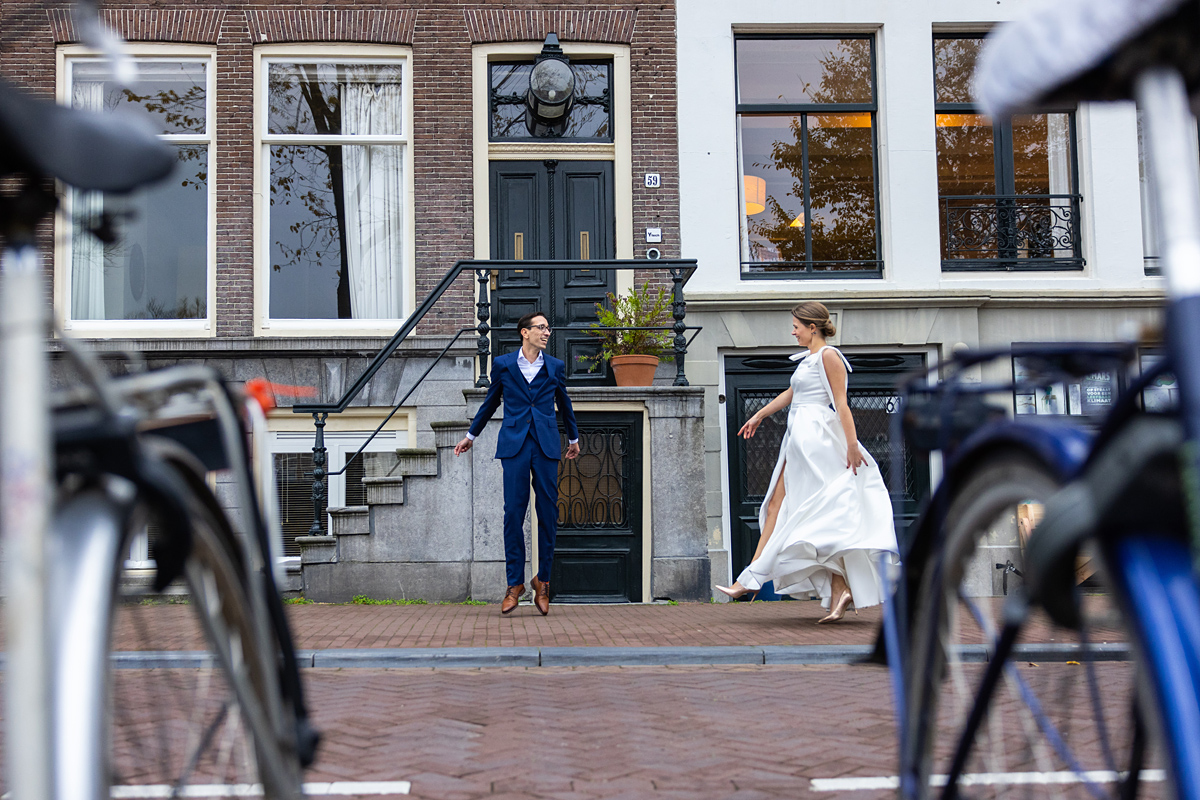 vestuvės amsterdame, vestuvės užsienyje, keliaujantis vestuvių fotografas, vestuvių nuotrauka