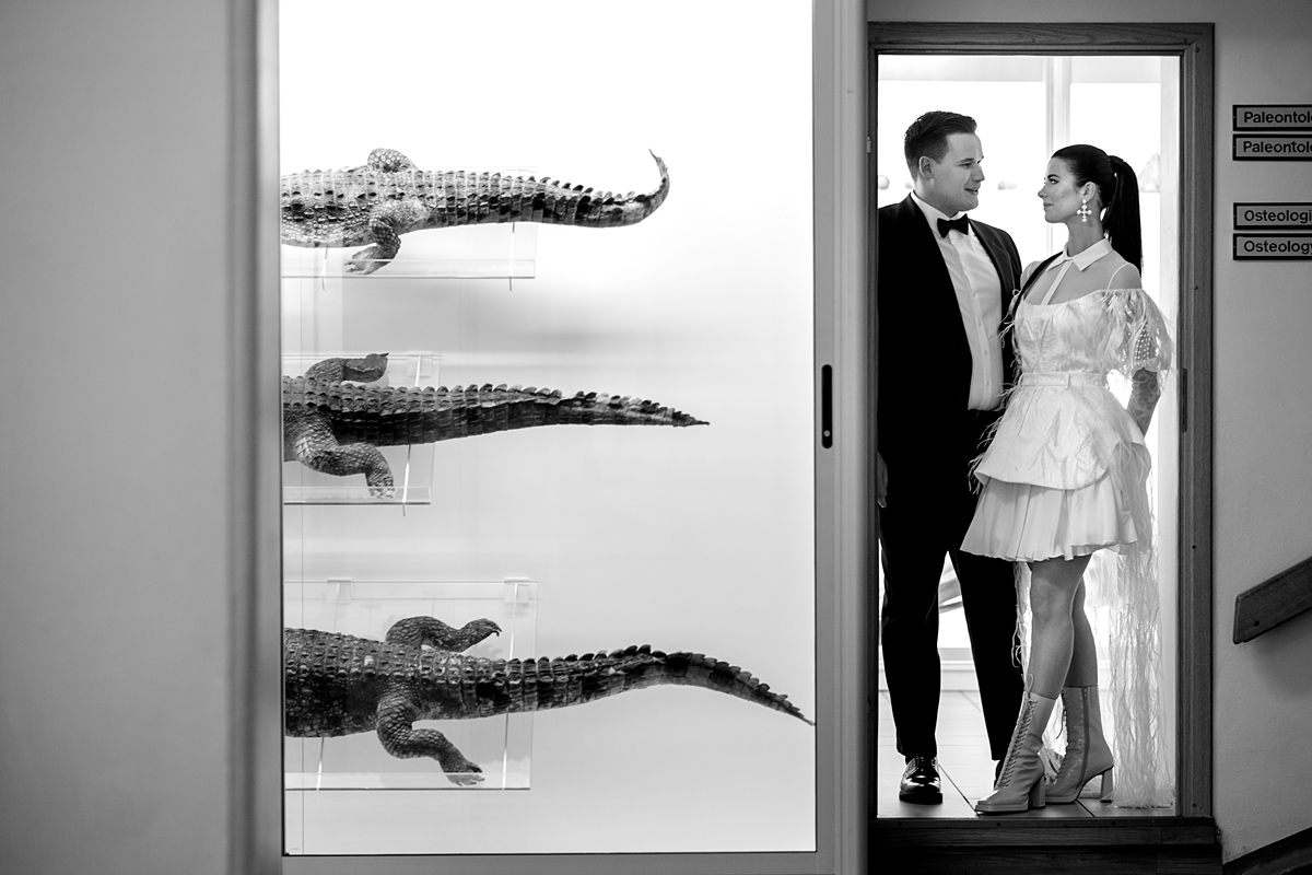 tado ivanausko zoologijos muziejus, vestuves muziejuje, netradicinės vestuvės, krokodilai